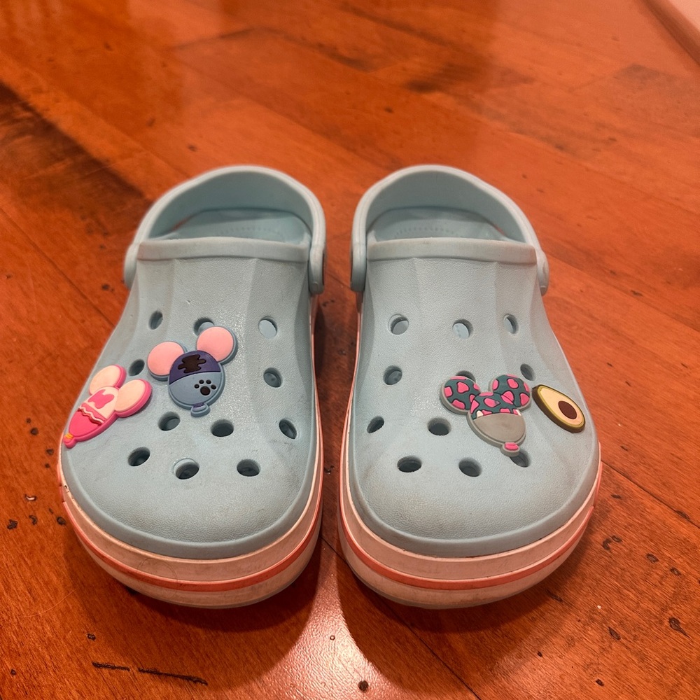 CROCS Blue Sandals with Classic Perforated Design